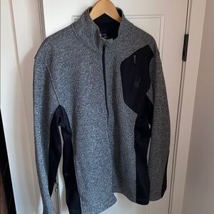 Spyder Gray and Black Performance Jacket